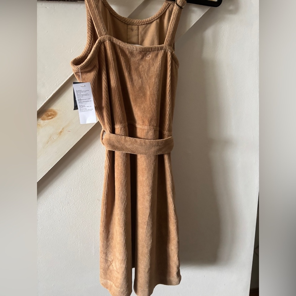 Abercrombie Kids Elegant Tan Corduroy Dress